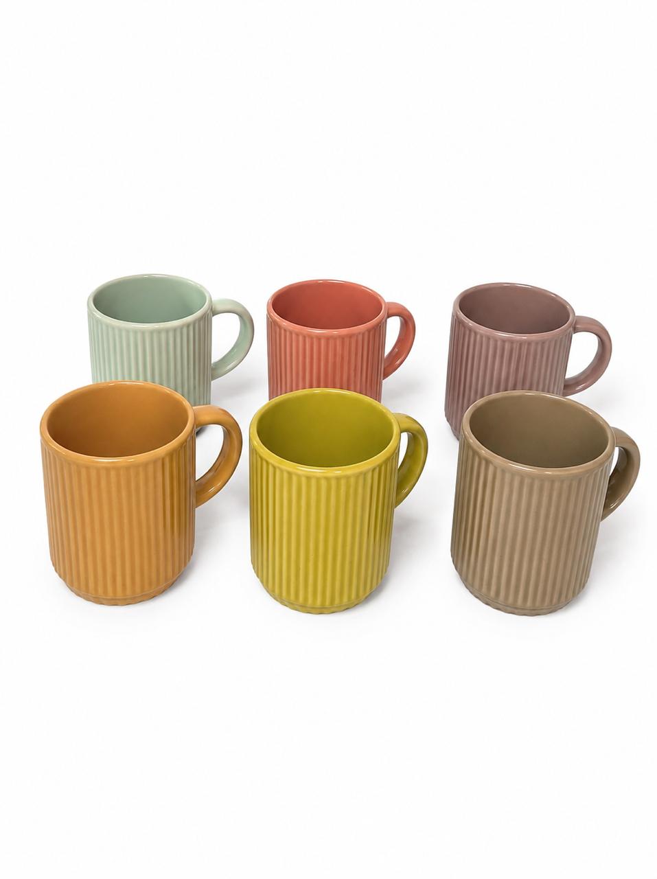 Ribbed Coffee Mug Collection