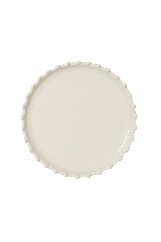 White Porcelain Cake Stand Plate