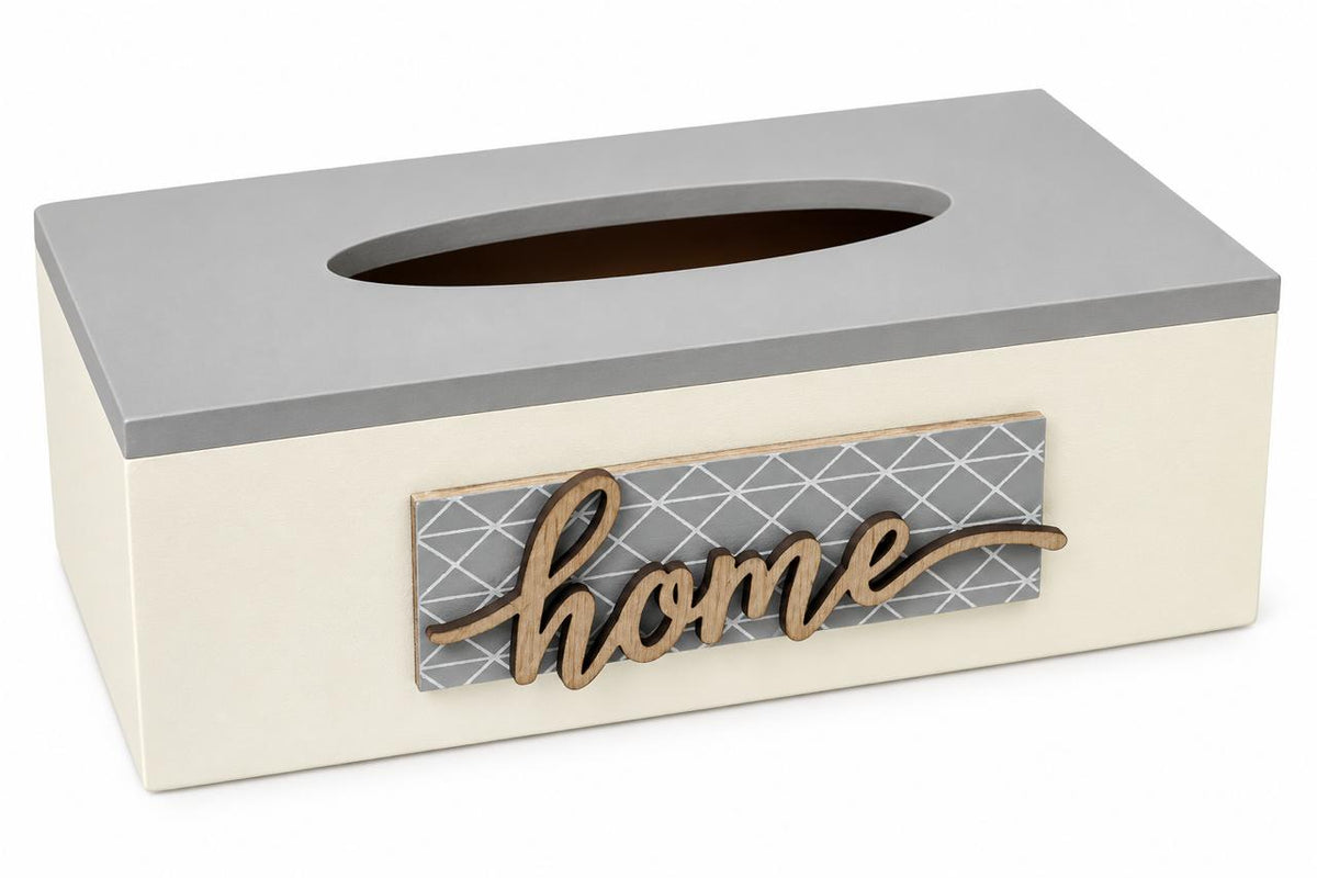 Home Wooden Tissue Box