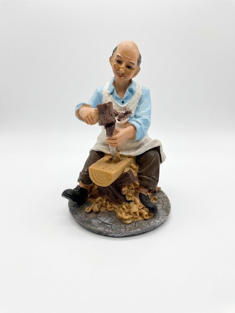 Carpenter Figurine Sculpture