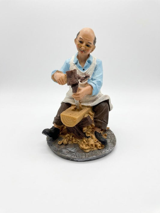 Carpenter Figurine Sculpture