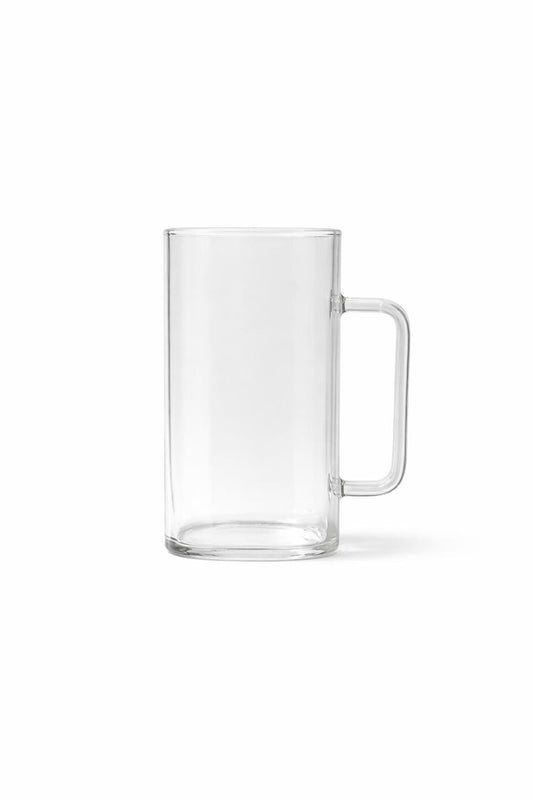 Clear Glass Mug with Handle