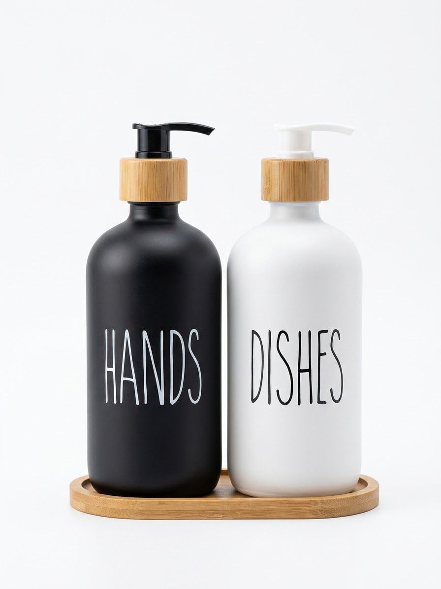 Contrast Sink Dispenser Set