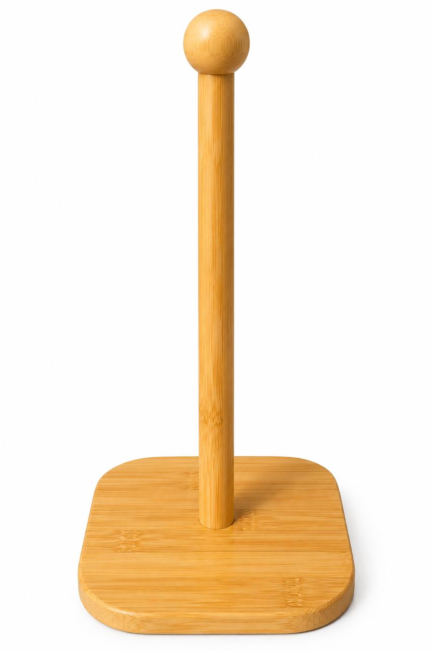 Square Bamboo Paper Towel Holder