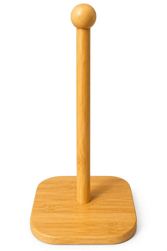 Square Bamboo Paper Towel Holder