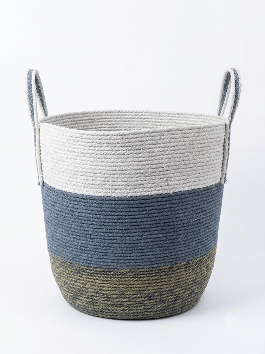 Coastal Rope Storage Basket