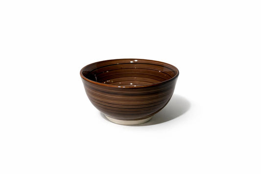 Brown Stoneware Bowl Set of 6