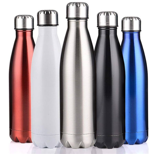 Double-Wall Stainless Steel Water Bottles