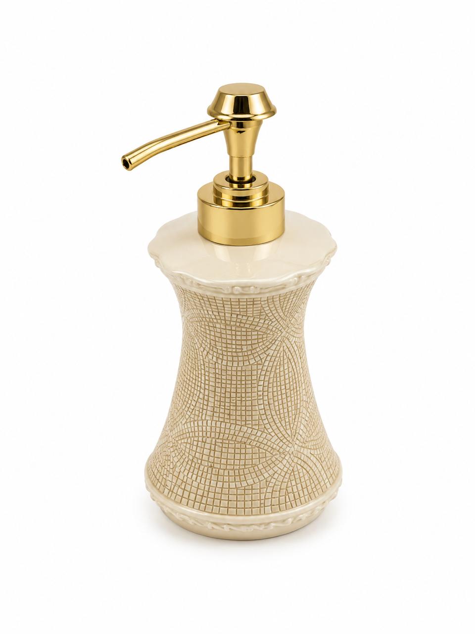 Luxury Ivory & Gold Soap Dispenser