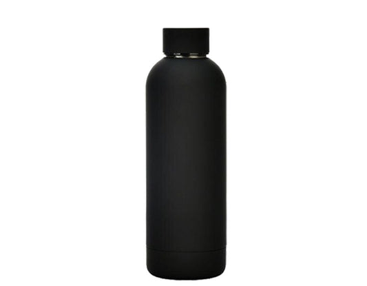 Matte Black Stainless Steel Water Bottle 750ml