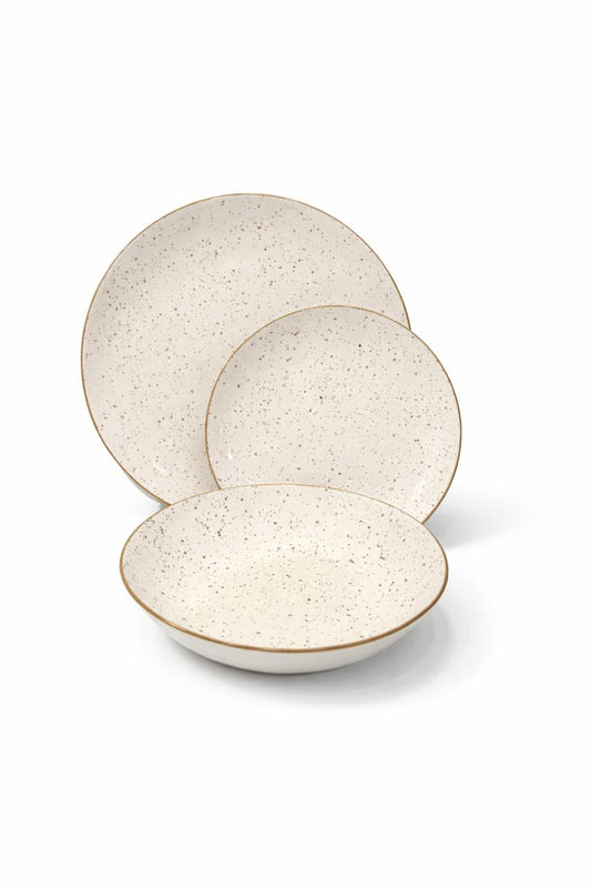 Stoneware Dinnerware Set of 18 Pieces