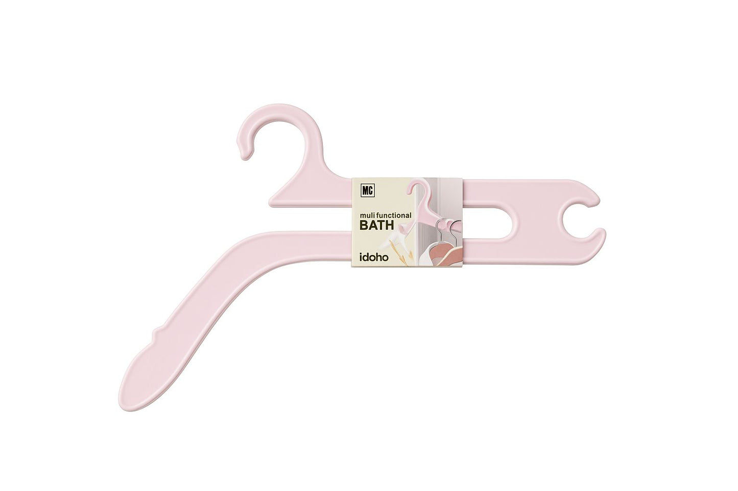 Multifunctional Plastic Bath Hanger – Light Pink