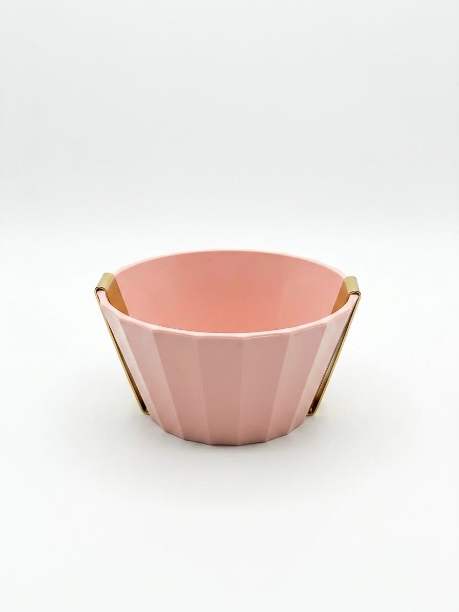 Modern Geometric Plastic Bowl (S)