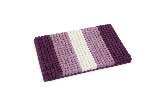 Striped Purple Bubble Mat – Soft Texture & Bold Design