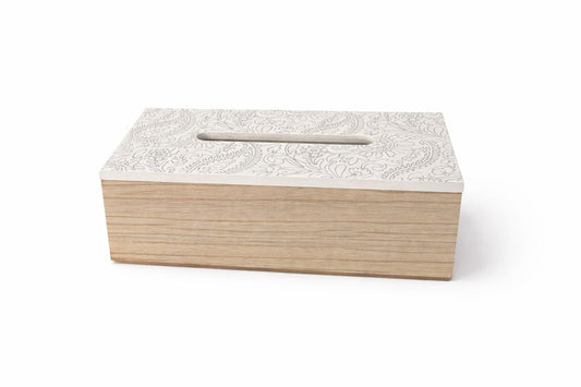 Decorative Wooden Storage Box with Lid