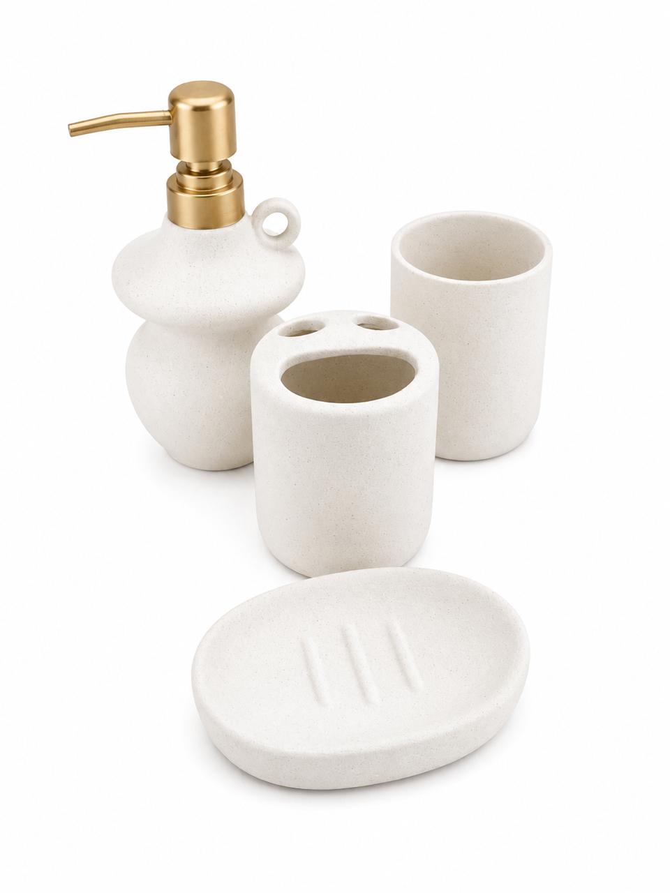 Modern Ceramic Bathroom Accessories Set of 4