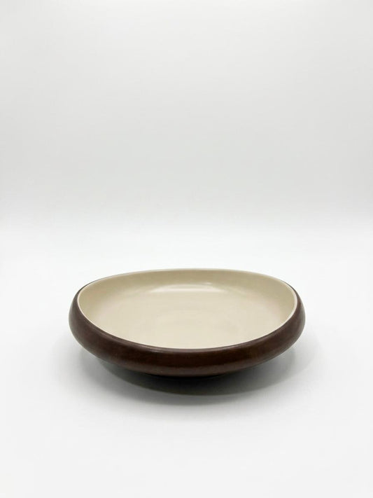 Minimal Two-Tone Serving Bowl