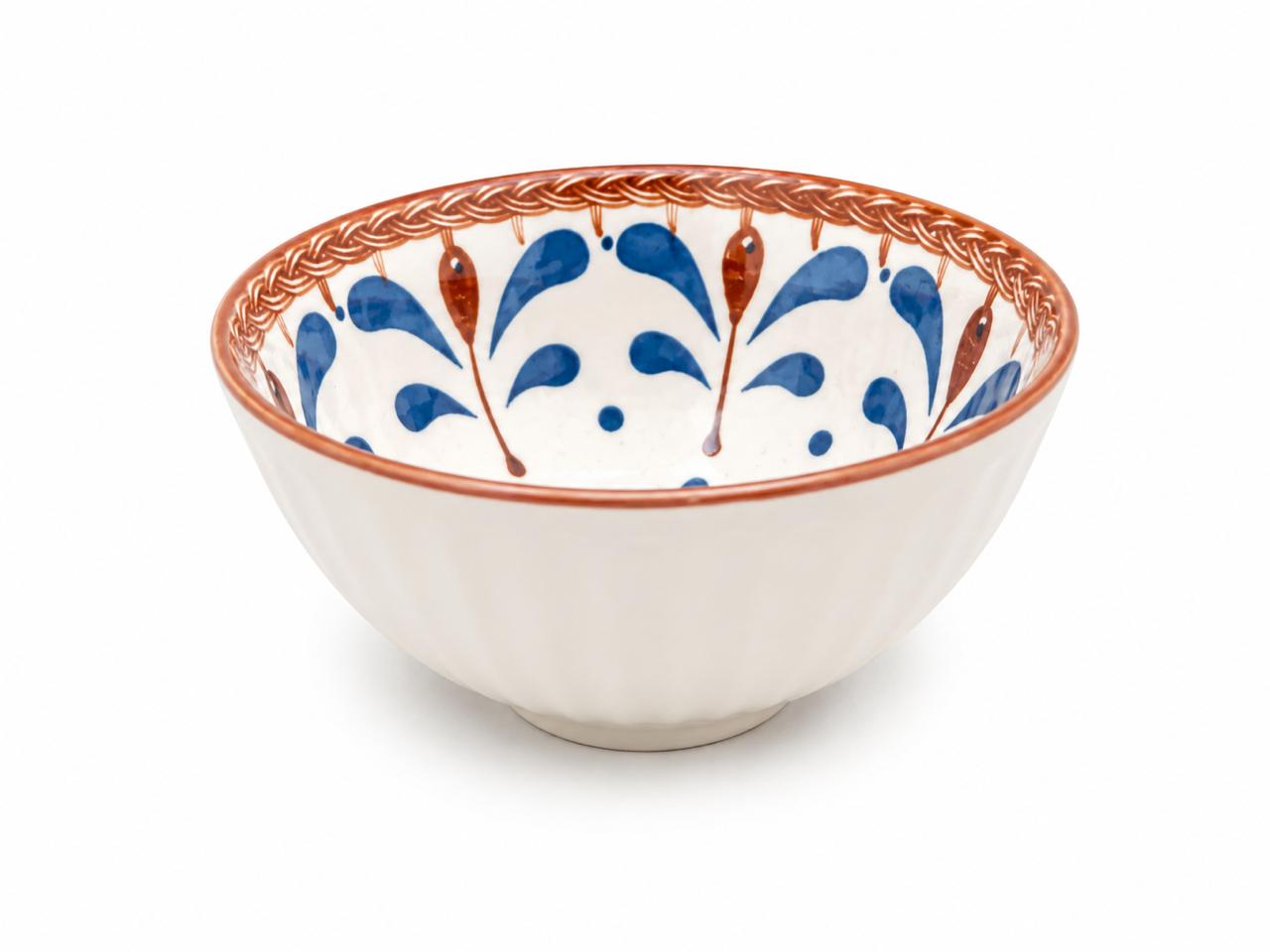 Mediterranean Ceramic Serving Bowl Set of 6