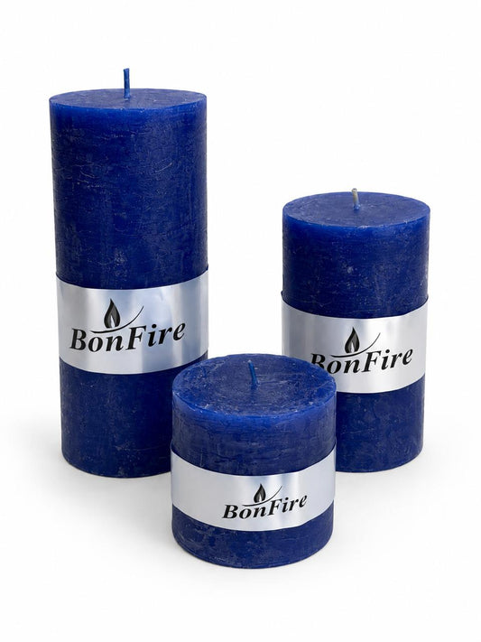 Decorative Pillar Candle Set