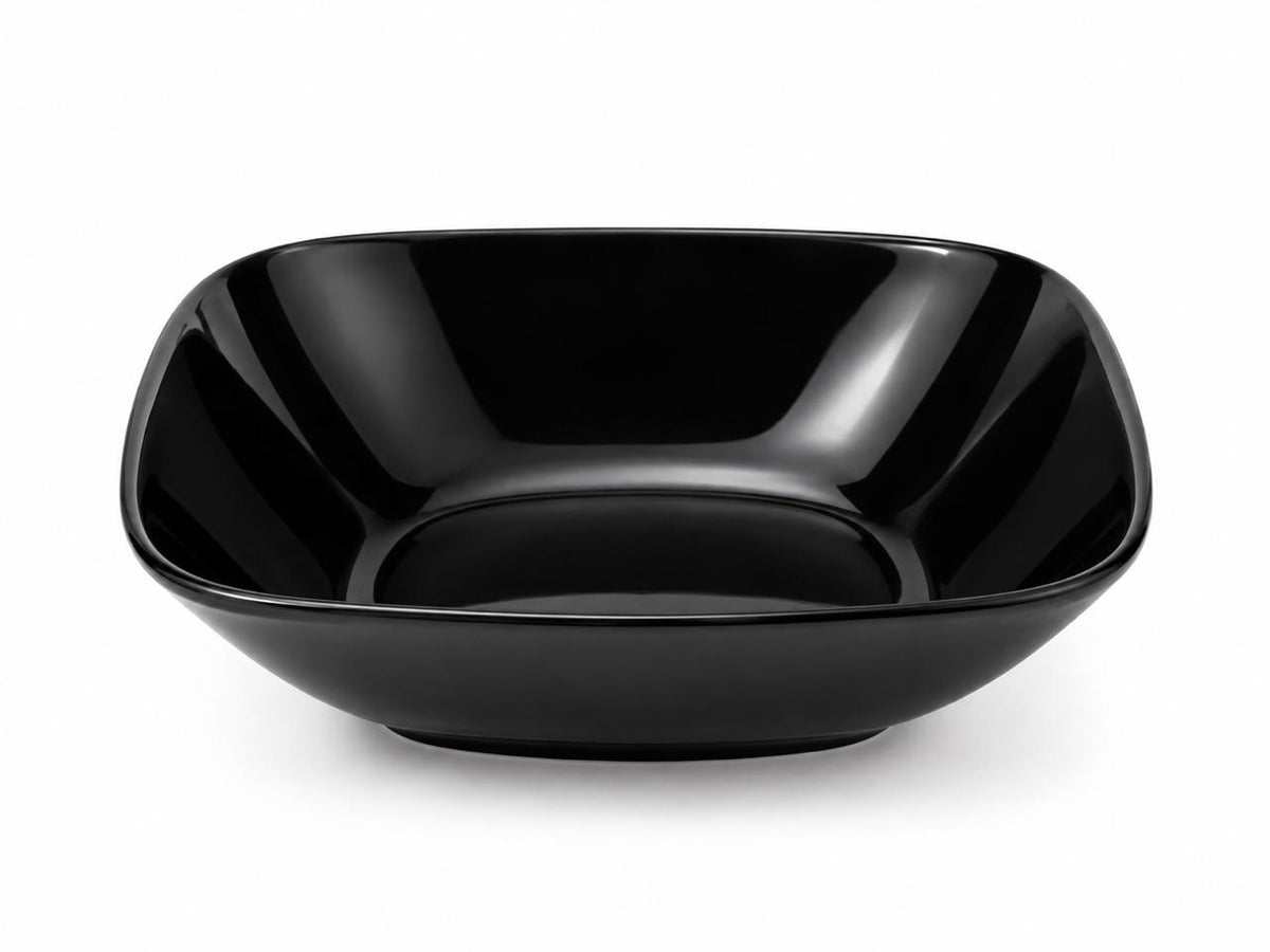 Black Square Serving Bowl