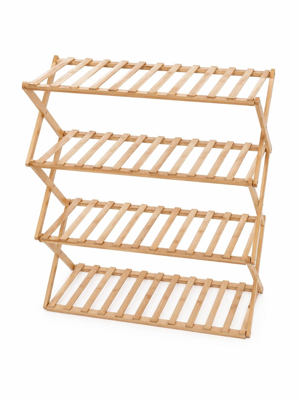 4-Tier Folding Storage Rack