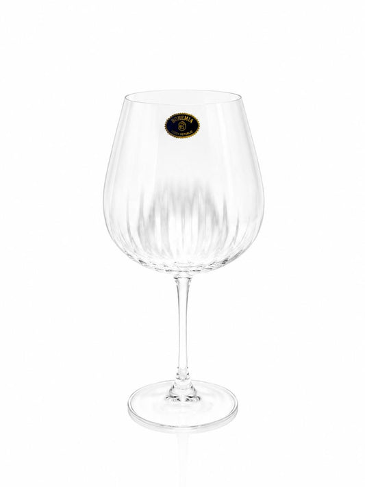 Bohemia Crystal Goblet Wine Glass Set of 6 (650ML)