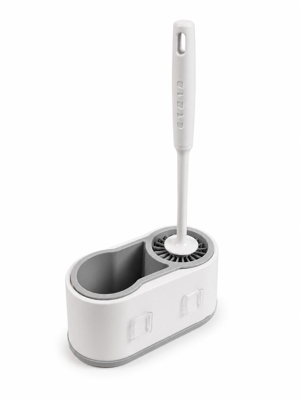 Toilet Brush Holder with Storage Compartment