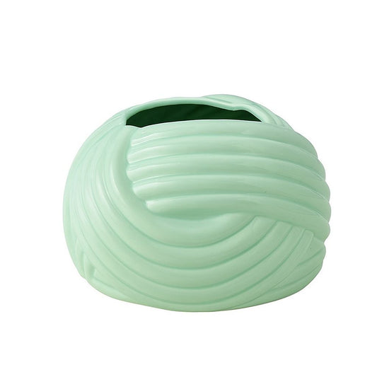 Mint Swirl Vase – A Pop of Playful Elegance