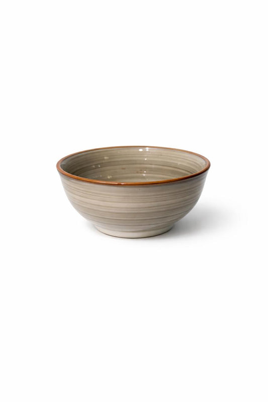 Stoneware Serving Bowl – Warm Grey Set of 6