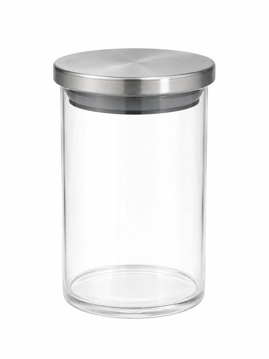 Minimal Glass Storage Jar