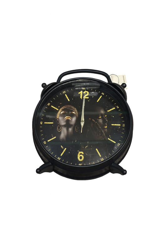 Golden Accent Wall Clock