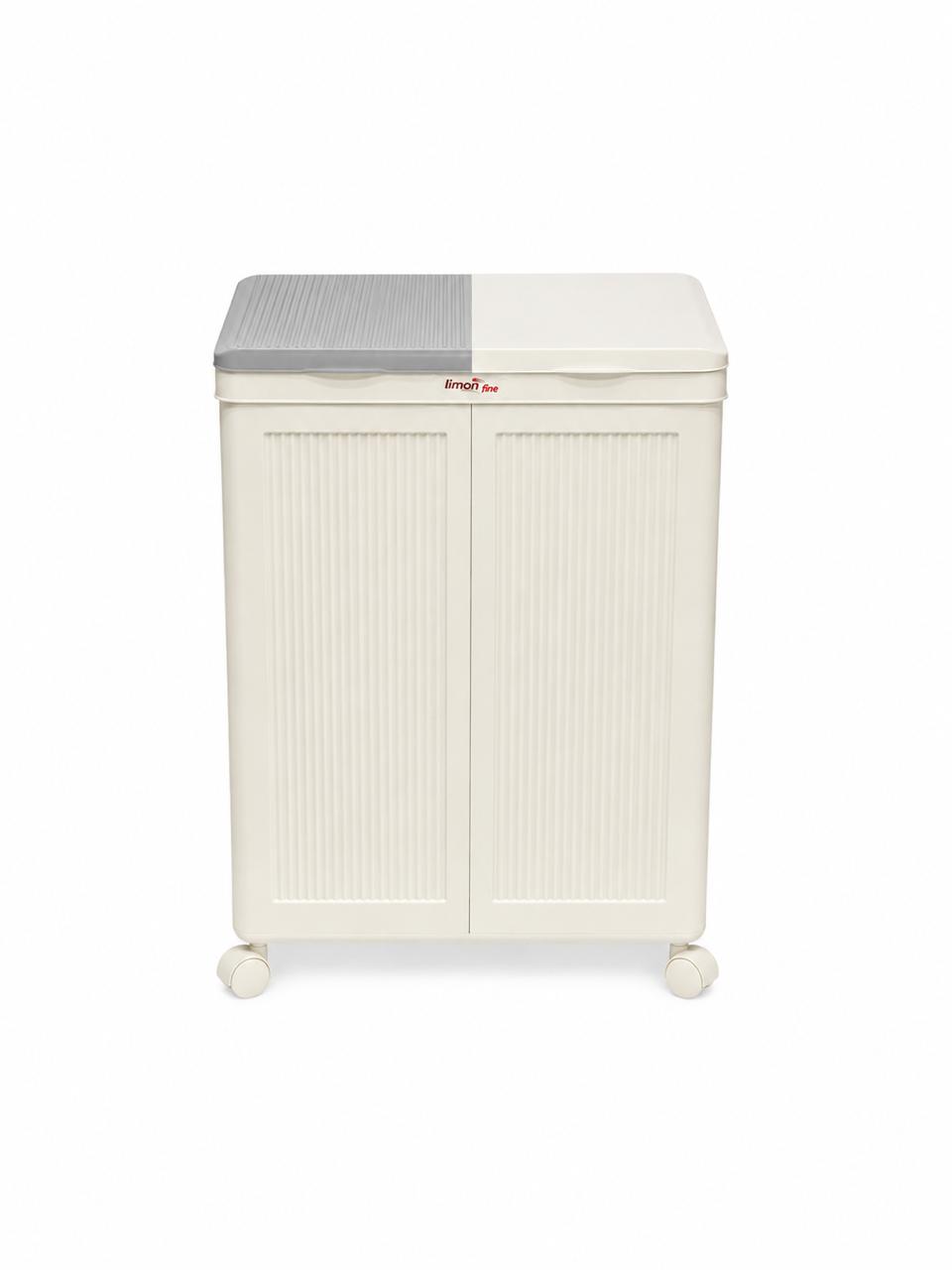 Rolling Laundry Storage Cabinet