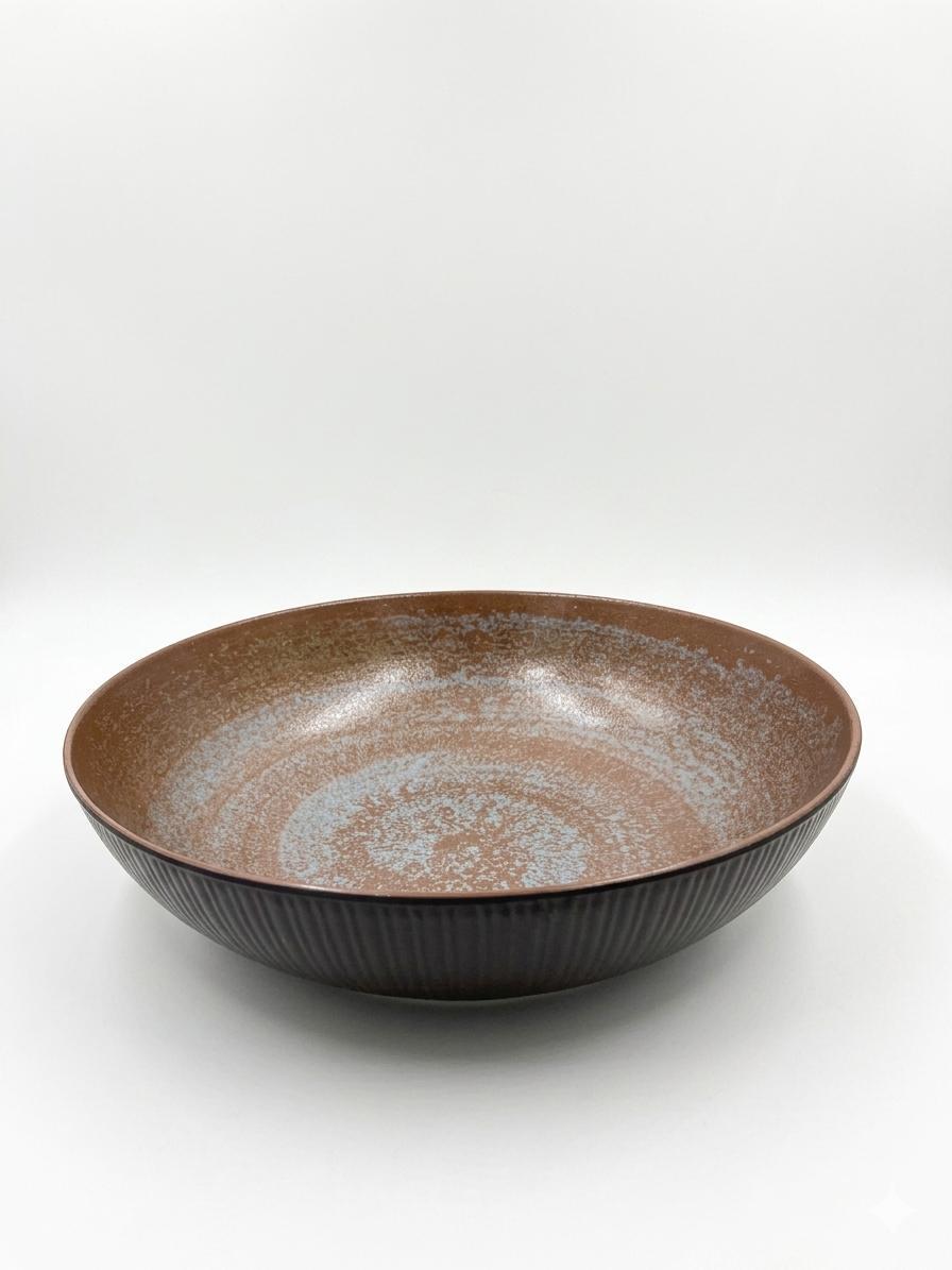 Rustic Wide Serving Bowl