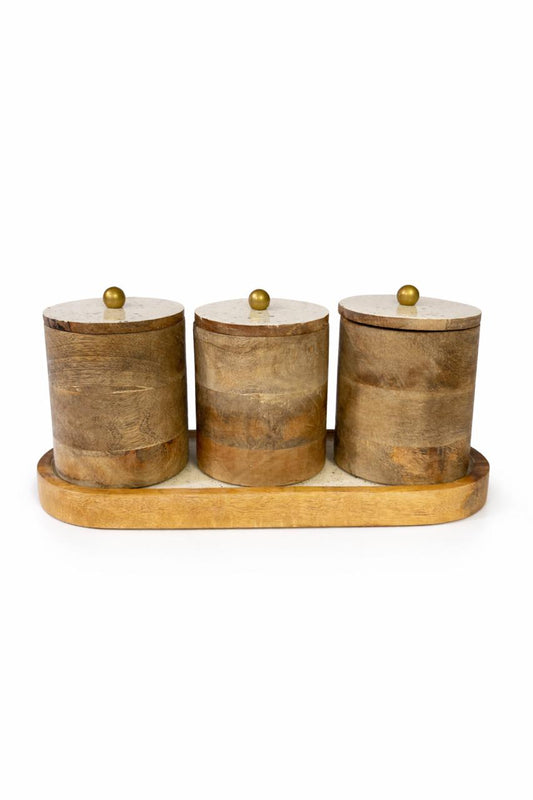 Storage Canister Set with Tray