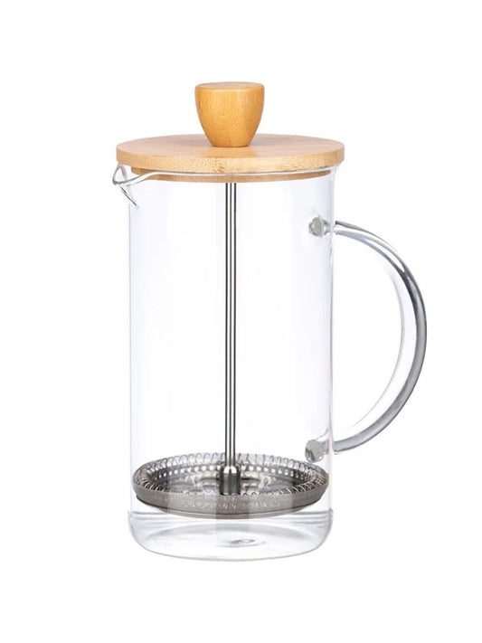 Glass French Press with Bamboo Lid