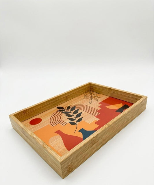 Decorative Wooden Serving Tray