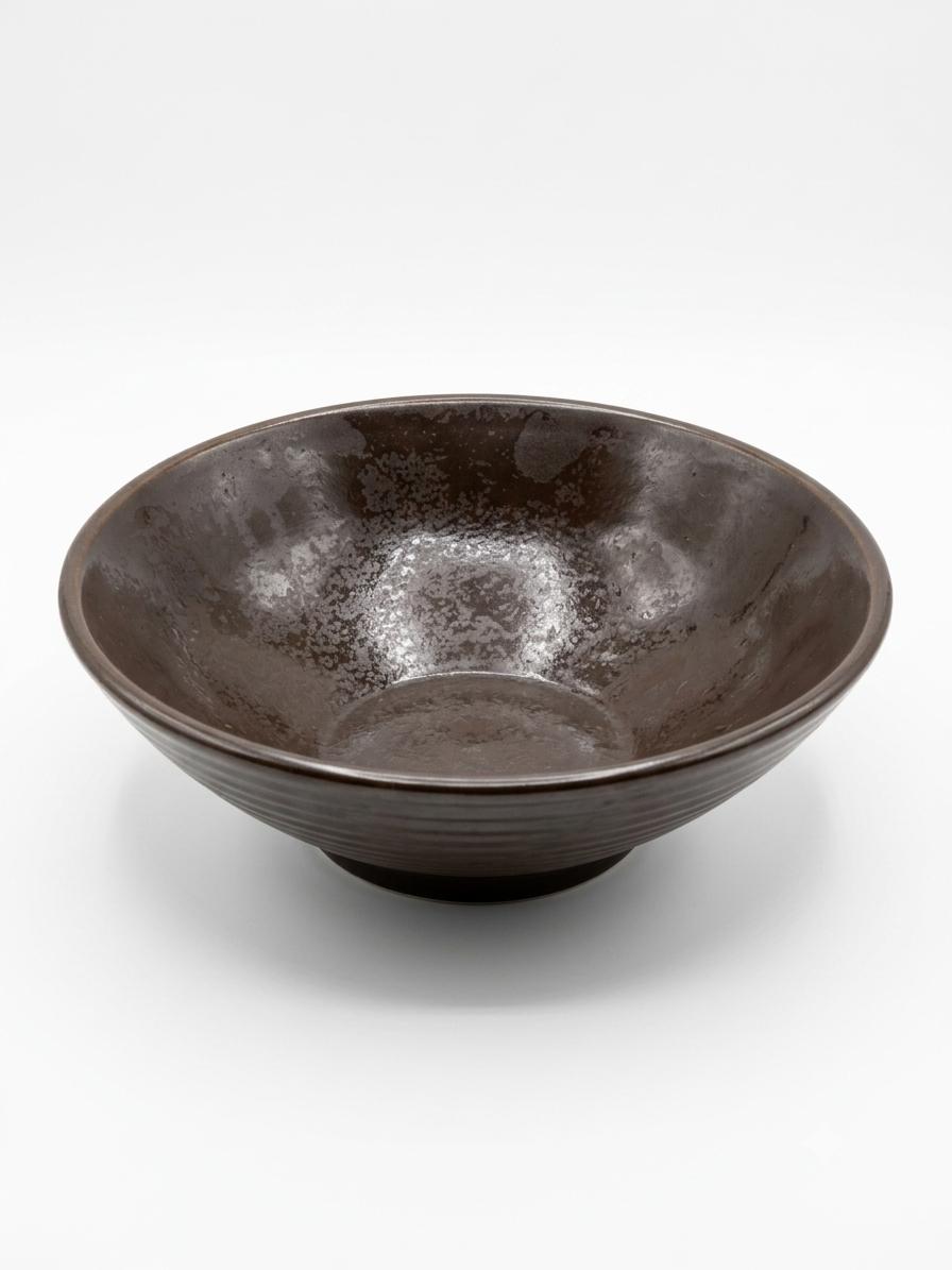 Rustic Brown Serving Bowl