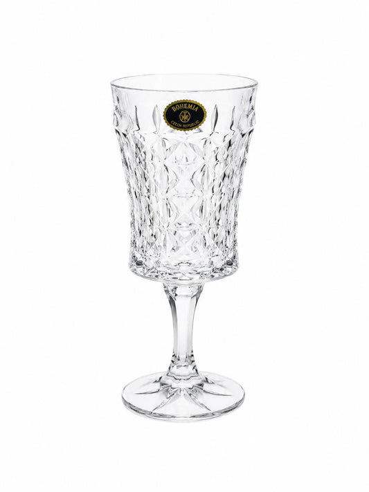 Bohemia Crystal Vintage Goblet Set of 6