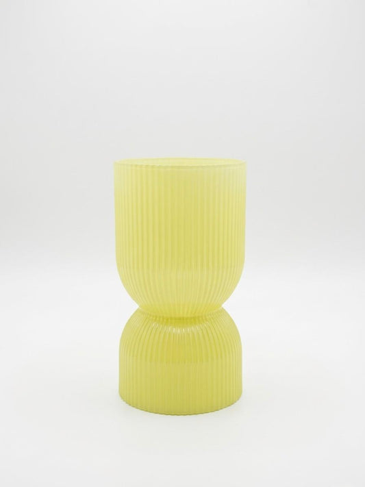 Modern Ribbed Decorative Vase