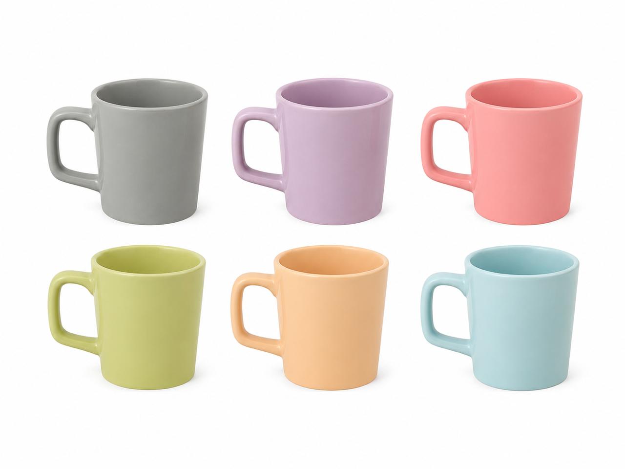 Pastel Mug Set (6 Pieces)