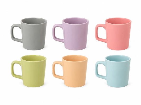 Pastel Mug Set (6 Pieces)