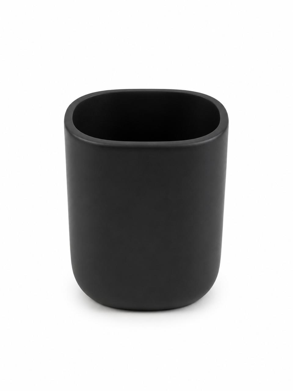 Black Bathroom Tumbler
