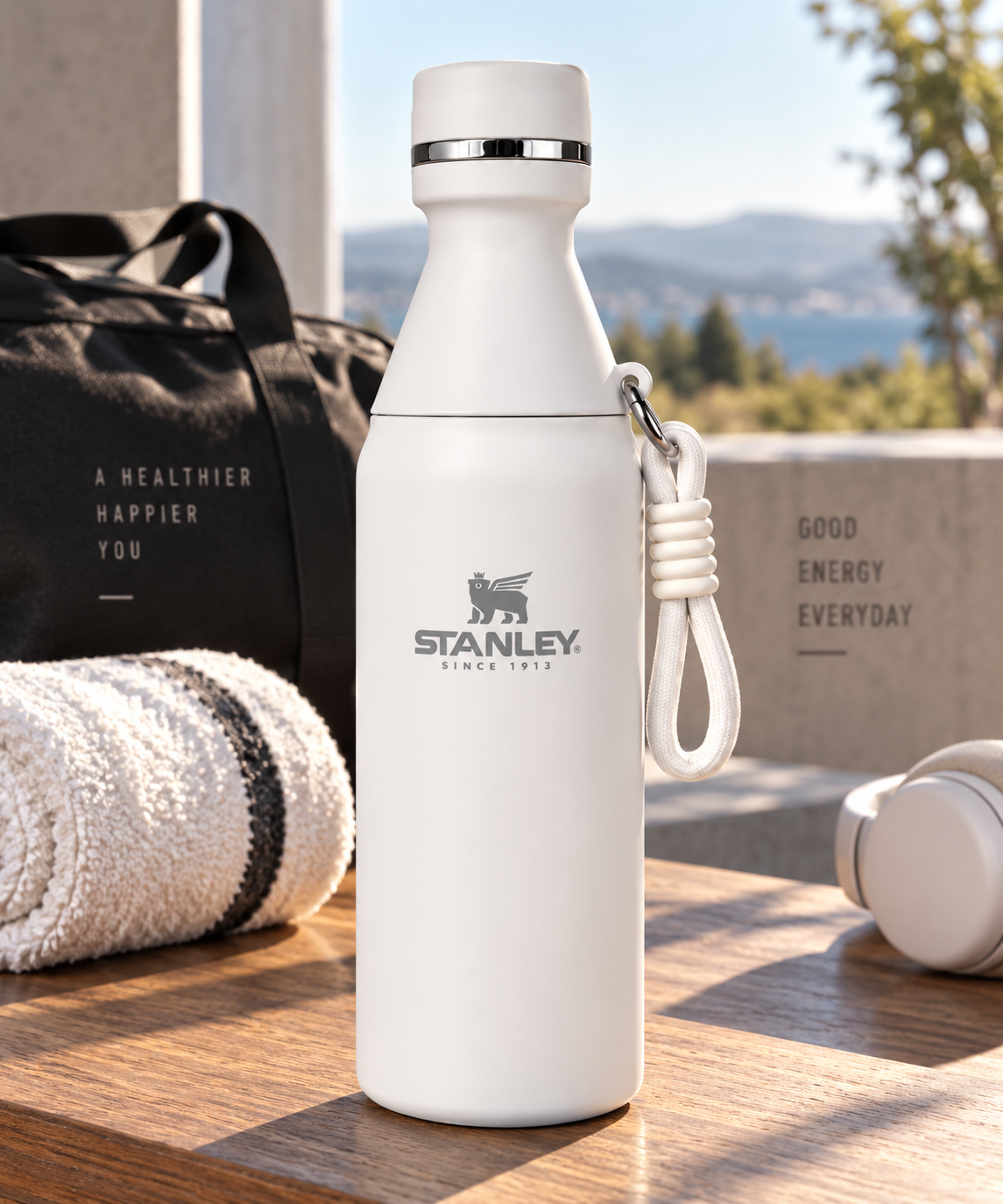 Stanley Insulated Water Bottle with Carry Loop