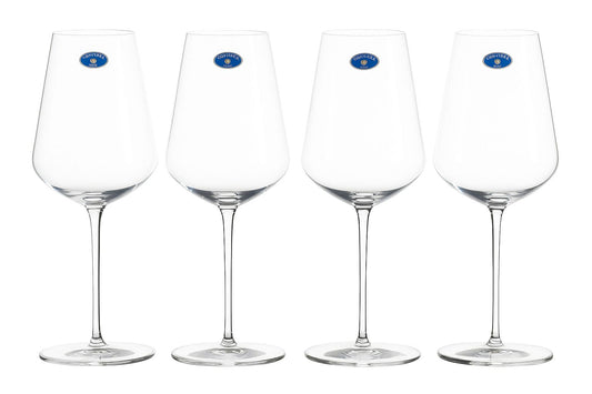 Premium Crystal Wine Glasses – Set of 6