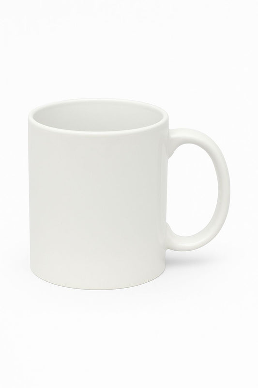 Classic White Porcelain Mug