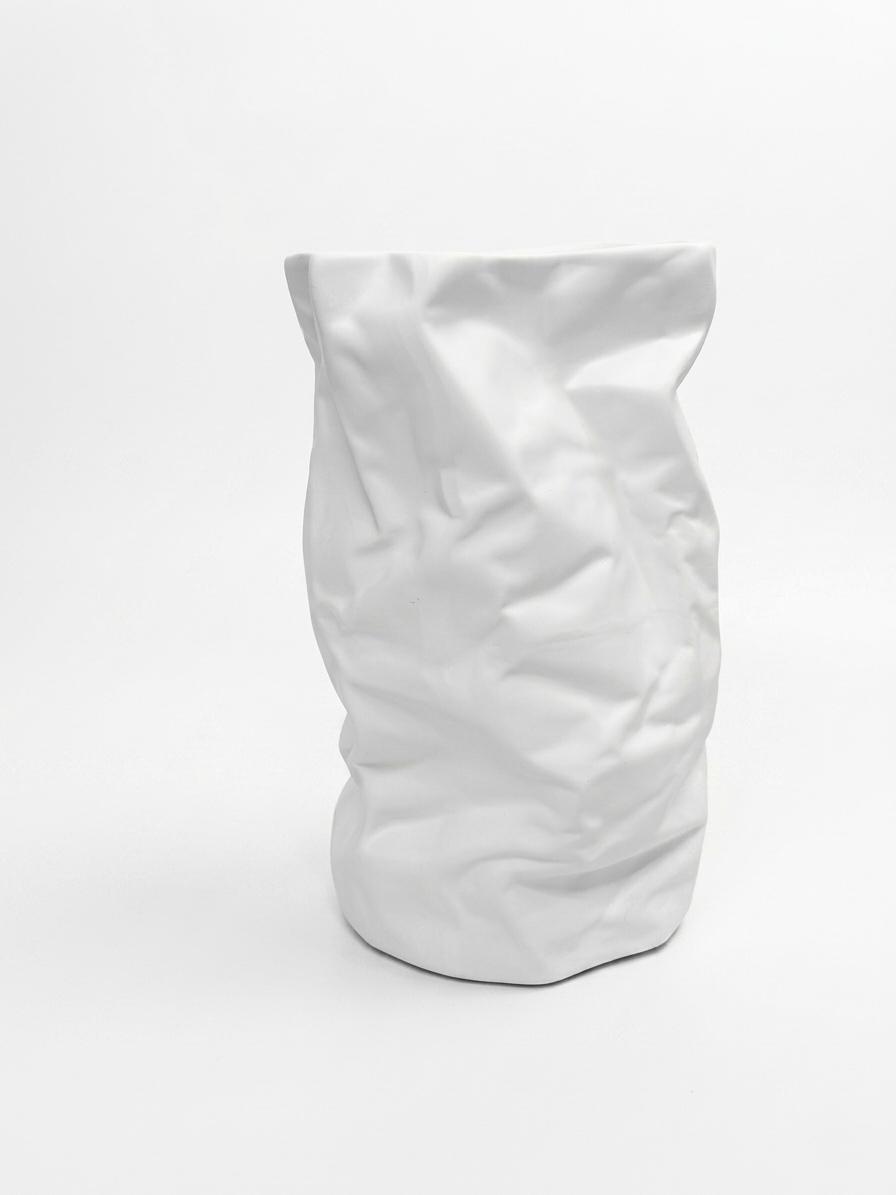 Modern Crumpled Effect Vase