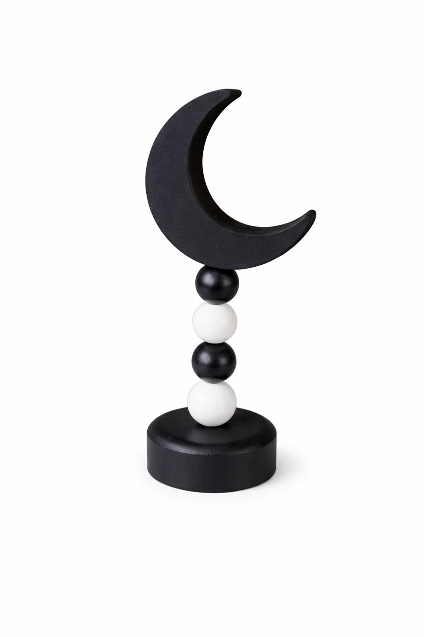 Minimalist Black Crescent Moon Ramadan Table Décor