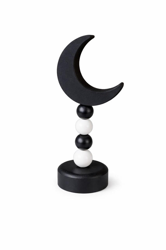 Minimalist Black Crescent Moon Ramadan Table Décor
