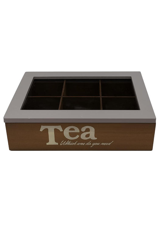 Classic Wooden Tea Box – “Which One Do You Need?” Edition