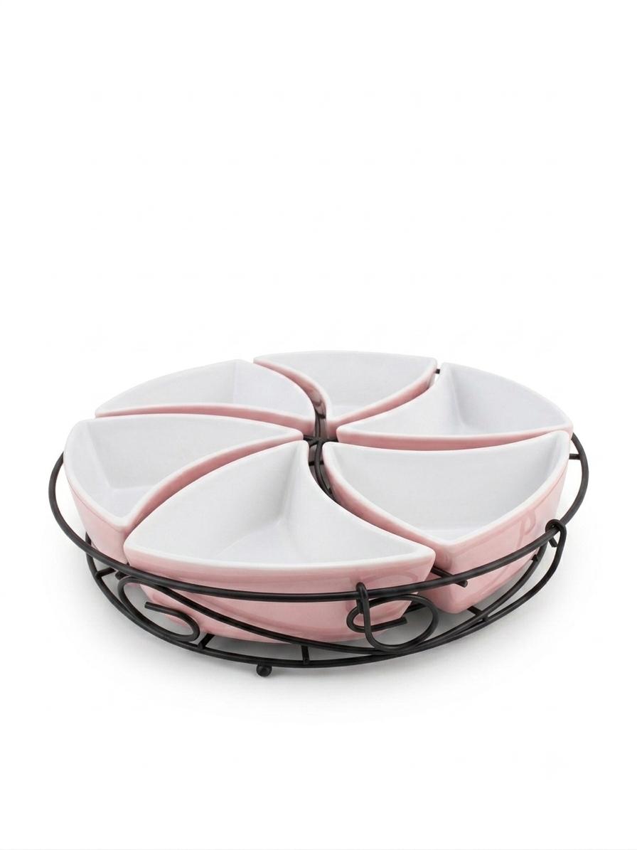 6-Piece Snack Bowl Set with Stand